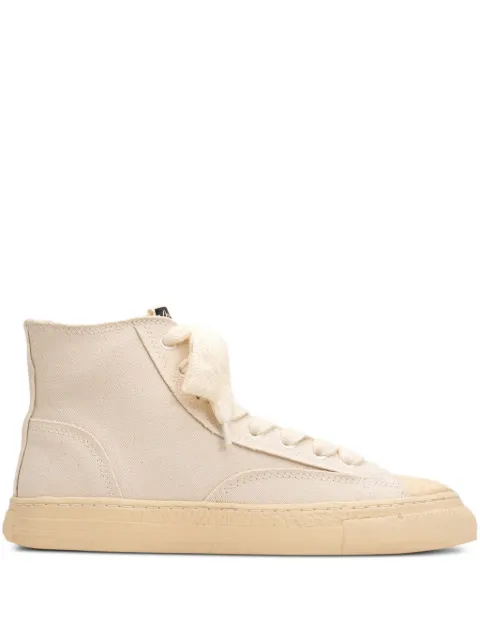 General Scale. Roy high-top canvas sneakers Neutrals S13FW701