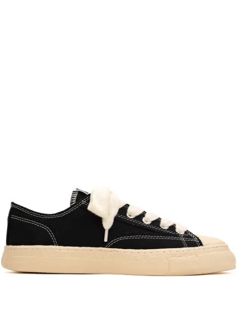 General Scale. Roy canvas low-top sneakers Black S13FW702