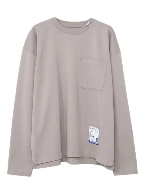 in･stru(men-tal). pocket long-sleeve T-shirt Grey I12LT511