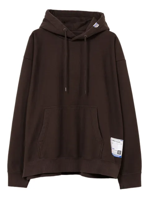 in･stru(men-tal). hooded pocket sweatshirt Brown I12HD501