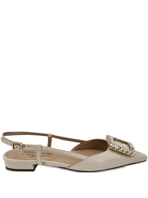 Madison Maison Lavanda pointed-toe flat pumps Neutrals LAVANDA