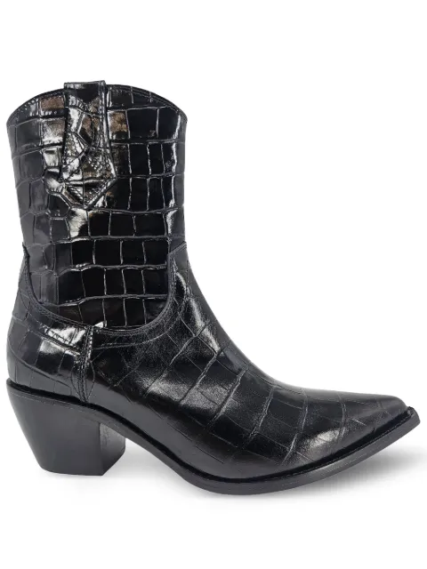 Madison Maison 50mm pointed-toe cowboy boots Black 3908