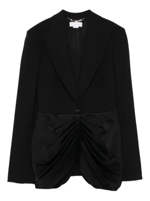 Stella McCartney draped-front blazer Black 650153SSA36