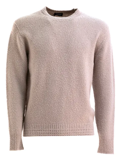 Drumohr textured crew-neck sweater Neutrals D5D103N