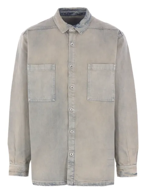 Rick Owens DRKSHDW patch-pockets denim jacket Blue MDU02E7769DMP