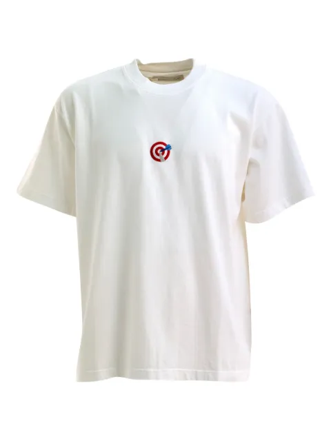 ALBERTO BRESCI dart-board T-shirt White BBT0090011325