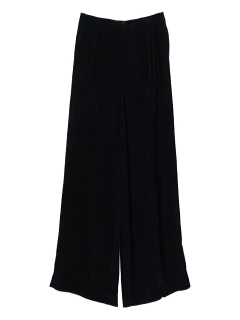 Forte Forte pleated wide-leg trousers Blue 14054MYPANTS