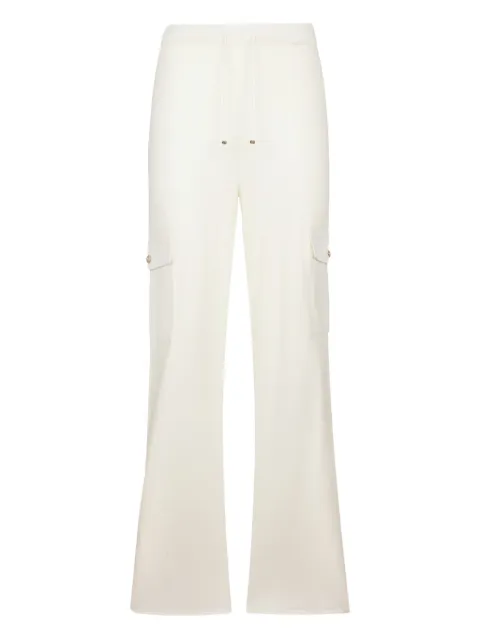 LIU JO elastic-waistband cargo trousers White TF5041MS75L