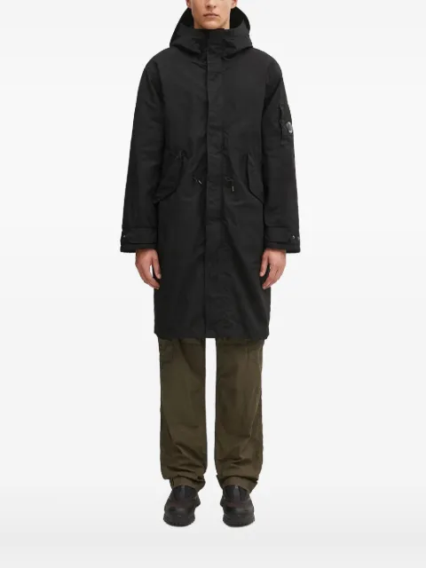 C.P. Company hooded coat Black 19CMOW095A110305G