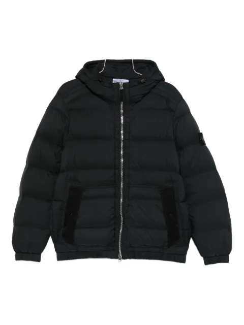 Stone Island hooded padded jacket Black K2S154100040S0028