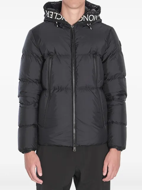 Moncler Montcla hooded short down jacket Black L20911B56900C0300