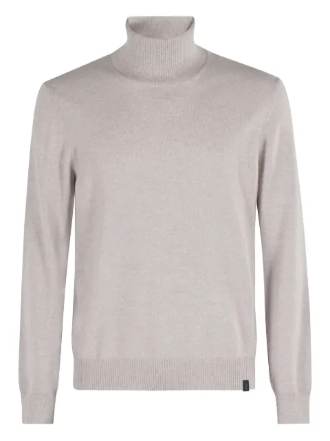 Fay turtleneck wool sweater Grey NMMC1512440CQT