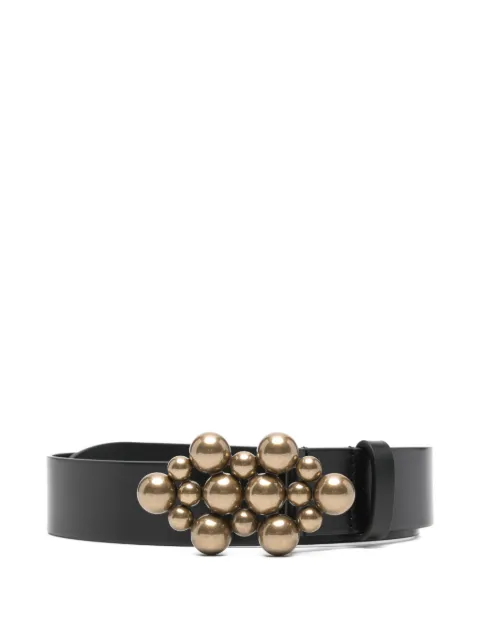 ISABEL MARANT Vickia buckle belt Black CE416BFAD1A04A