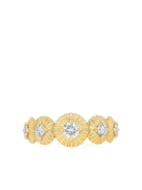 Lizzie Mandler Fine Jewelry 18CT yellow gold Fluted Diamond ring Yellow R7430