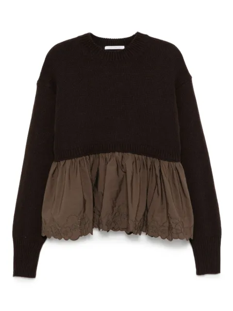 Cecilie Bahnsen Bera jumper Brown 225KNI51001