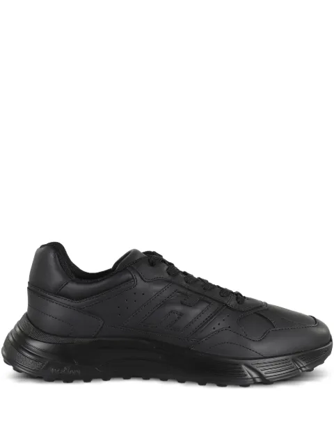 Hogan lace-up perforated sneakers Black HXM5630FK700ZL