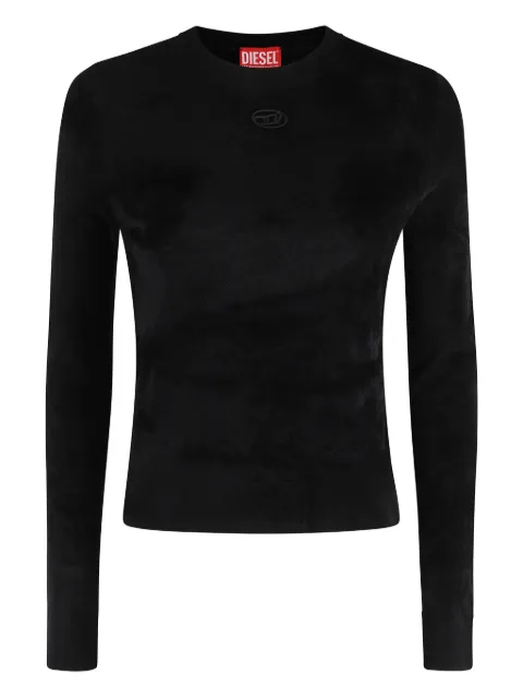 Diesel embroidered-logo T-shirt Black A194840IKBZ097