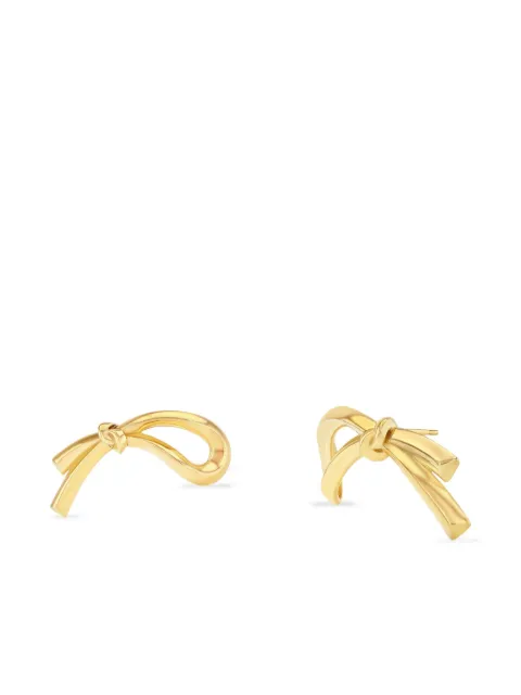 Lizzie Mandler Fine Jewelry 18CT yellow gold Knot earrings Gold E7420