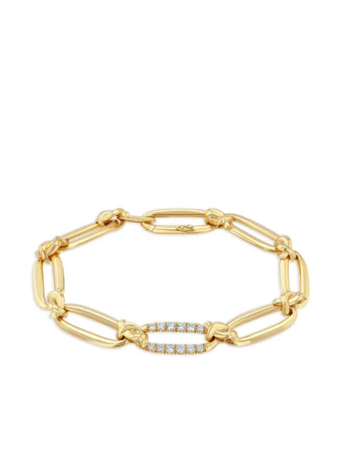 Lizzie Mandler Fine Jewelry 18CT yellow gold Knot Diamond bracelet Gold B7400WD1