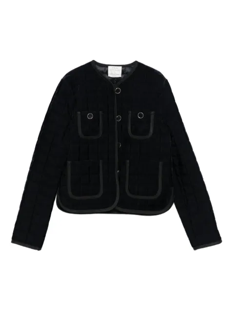 Forte Forte quilted patch-pockets jacket Blue 14053MYJACKET