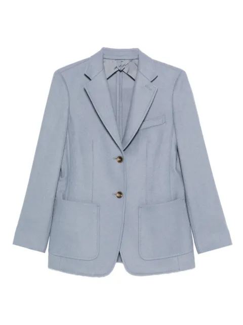 Max Mara single-breasted blazer Blue 2521046161600