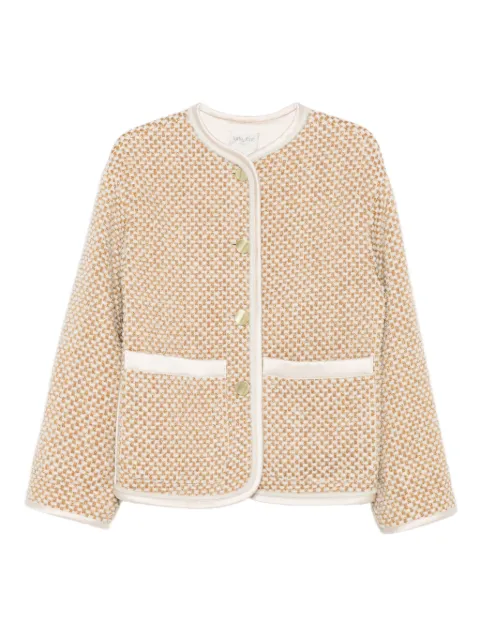 Forte Forte welt-pockets jacket Neutrals 14002MYCOAT
