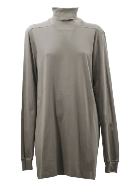 Rick Owens turtleneck long-sleeve top Grey RP02E4207JA