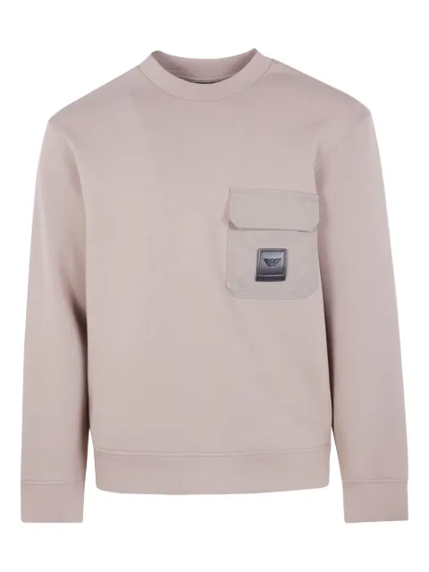 Emporio Armani patch-pocket cotton sweater EM002925AF10013