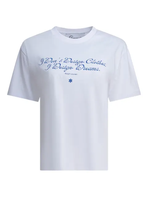 Semper quote-print T-shirt White TSHIRTQUOTERALPH