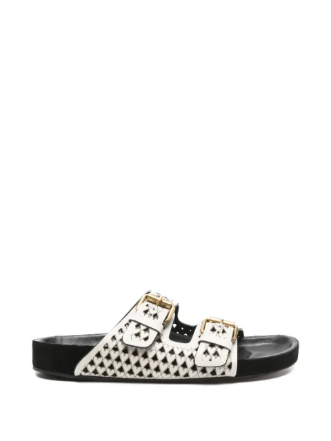ISABEL MARANT heart-cutout sandals White SD0014FDD1A12S