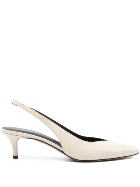 ISABEL MARANT point-toe slingback pumps White ES0056FAC3A13S