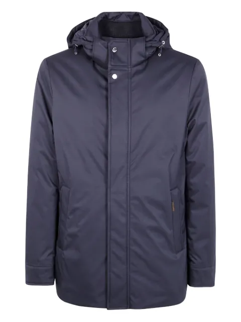 Moorer hooded zip-fastening jacket MOUGI101200