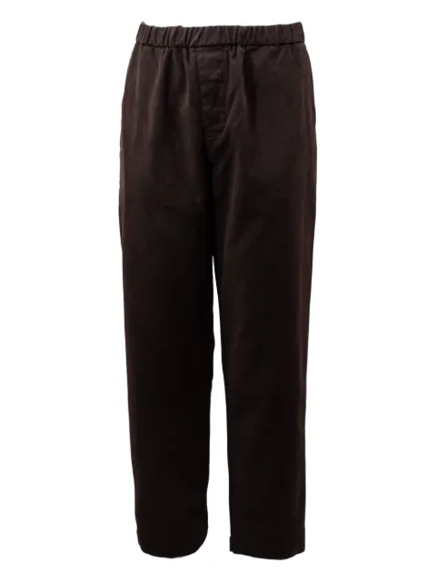 Casey Casey elastic-waistband trousers Brown 25HP28910021