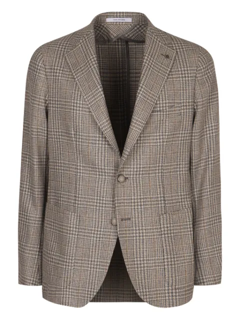 Tagliatore prince of wales check blazer Neutrals 1SMC22K440055