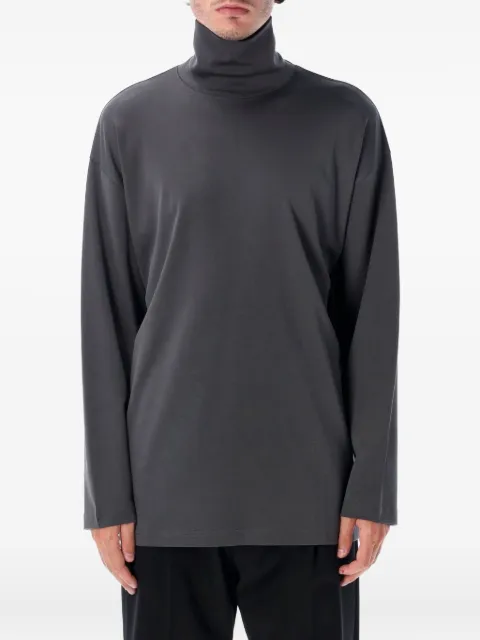 LEMAIRE high-neck long-sleeve T-shirt Grey TO1467LJ1043
