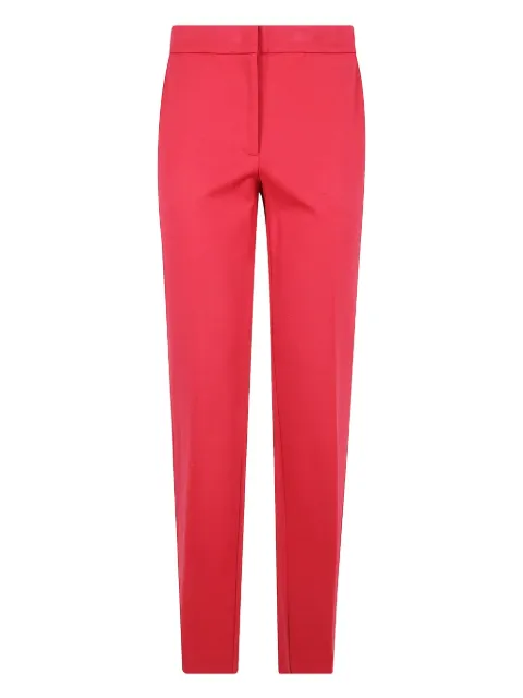 TWINSET logo-plaque trousers Red 252TP2605