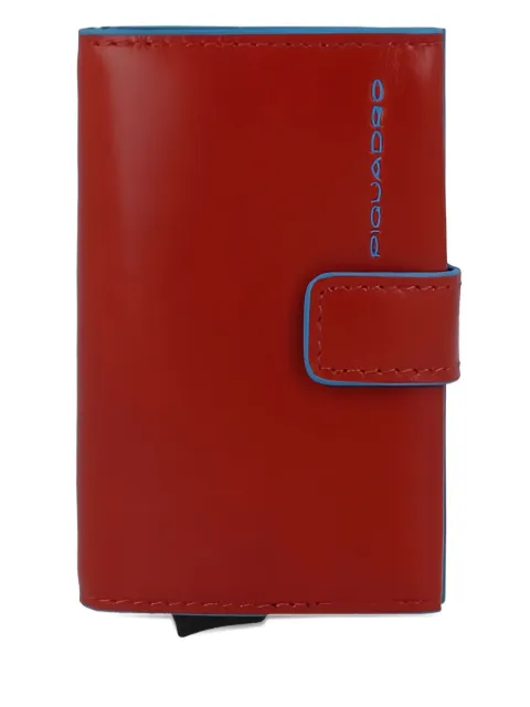 PIQUADRO metal leather cardholder Orange PP5649B2BLR