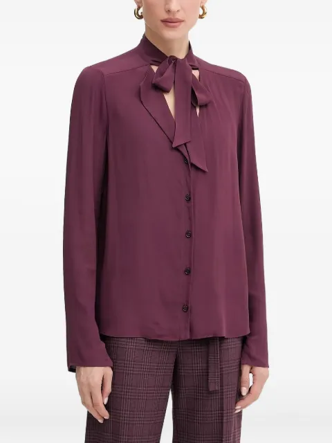 Patrizia Pepe bow-neck blouse Red 8C0785A8I1