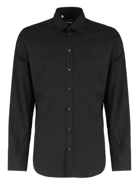 Dolce & Gabbana Martini cotton shirt Black G5MM4TFU5T9