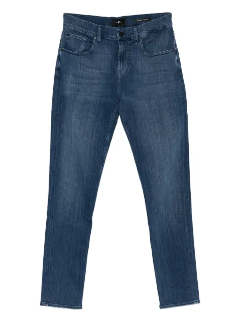 7 For All Mankind cotton-blend jeans Blue 7T028393