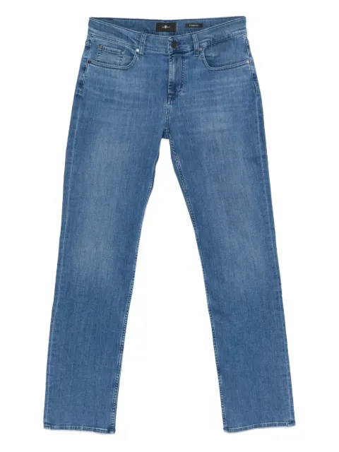 7 For All Mankind mid waist standard jeans Blue 7T519B80