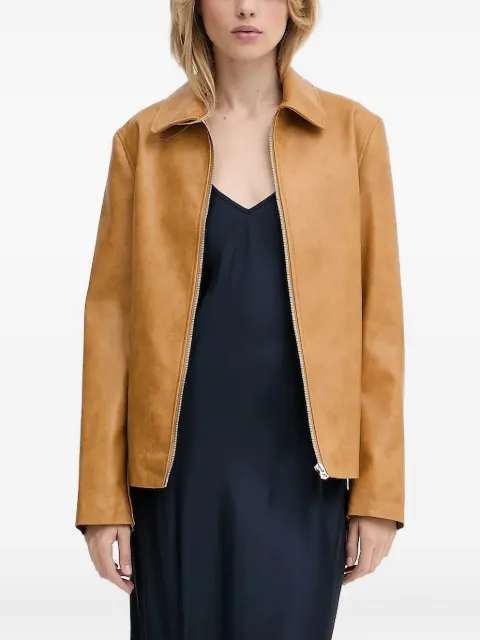 rag & bone zip-front jacket Brown WAW25P2001LE01