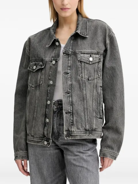 Won Hundred Liverpool button-fastening denim jacket Grey 386015098