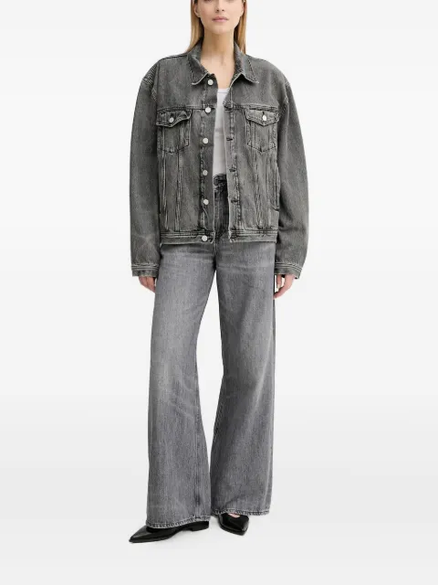 Won Hundred logo-patch denim jeans Grey 368115163