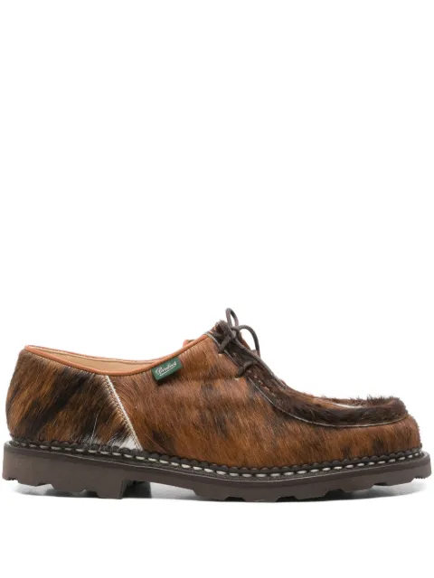 Paraboot Michael calf-hair Derby shoes Brown 186663