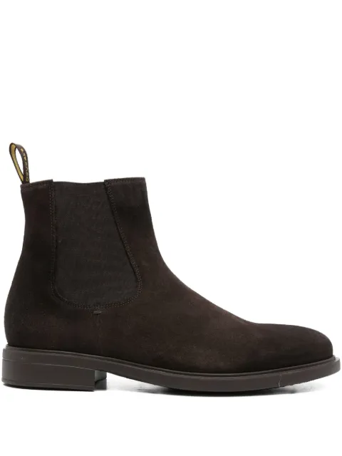 Doucal's elastic-panel suede boots Brown DU3488MARCUF024TM23