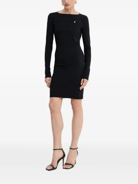 Patrizia Pepe long-sleeved mini dress Black 8A1496J129