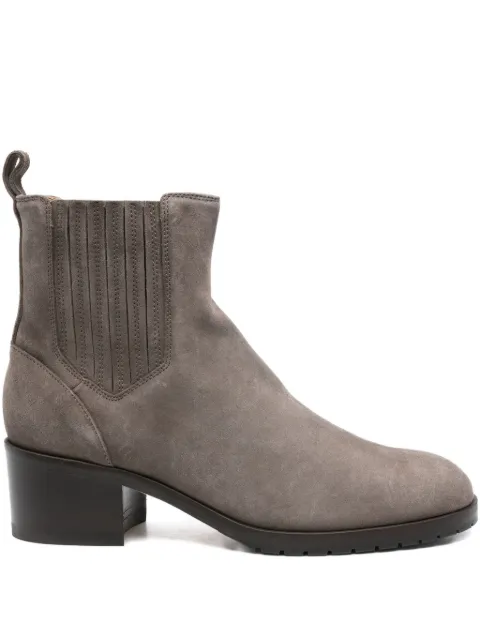 Doucal's 50mm elastic-panel suede boots Grey DD8834ROXAUF252TM39