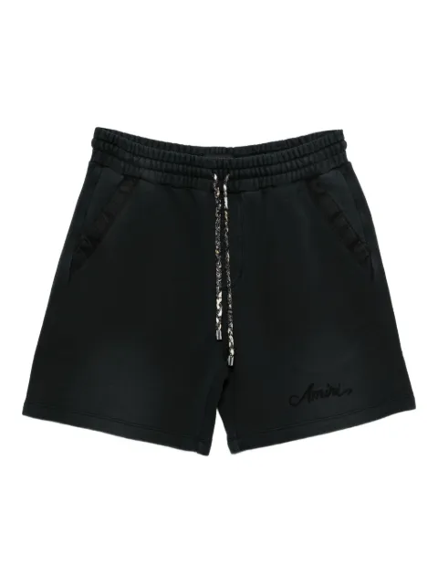 AMIRI drawstring-detail panelled shorts Black AMJYSH1044