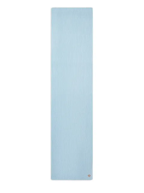 Casablanca ribbed scarf Blue ACC27002